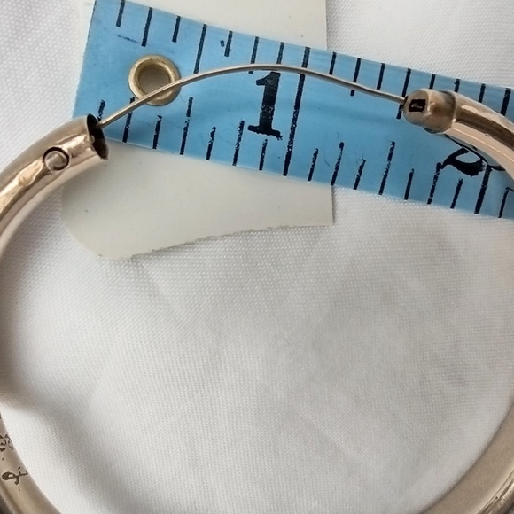 Antique Monogrammed HEJ Floral Golden Cuff Hinged Bracelet By A & Z  1/10 Gold - Picture 8 of 11